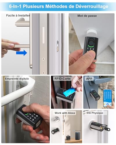 Smart Lock WELOCK ToucA71 Serrure Connectée Empreinte Digitale