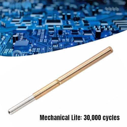 Image of Spring Test Probes, 100Pcs P125-J High Accuracy Round Pogo Pins for PCB Board Testing Contact