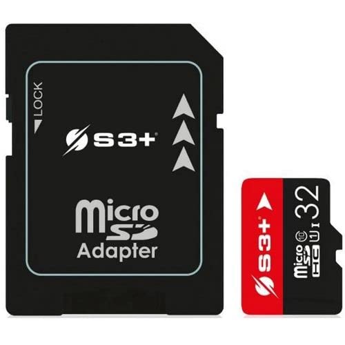 Cartão de Memória S3+ 32GB CLASSE 10 MICRO SD+ADAPT SD S3SDC10UI/32GB