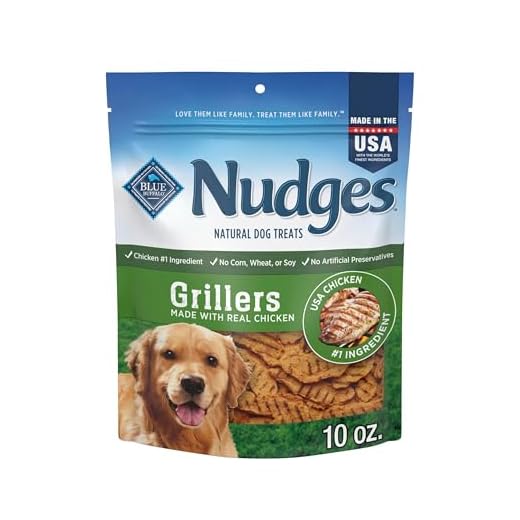 Blue Buffalo Nudges Grillers Natural Dog Treats Made with Real Chicken