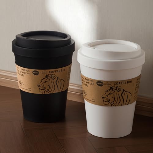 Caneca de basura en forma de taza de café creativa miniatura 2
