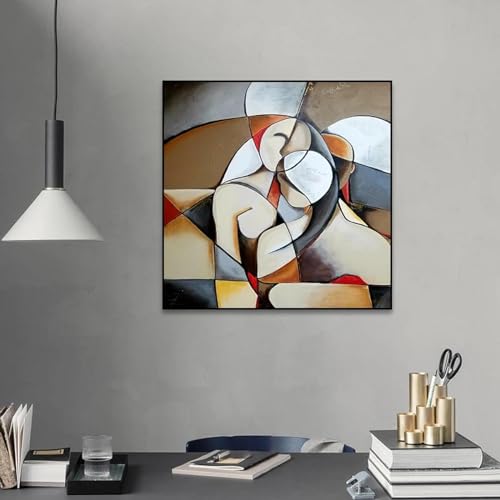 Tableau Picasso abstrait rêve femme pour salon moderne