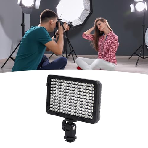 Image of On Camera LED Video Light, Mini Rechargeable with 176LED, Photography Fill Lamp, Portable Led Video Light fcamera Light or DSLR Cameras, Camera and Photography Equipment