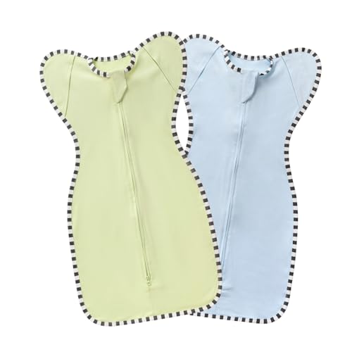 Image of Baby Swaddle Blanket for Newborns and Infants,2-Piece Set Infant Pajamas,Bidirectional Zipper,Easy to Put On and Take Off