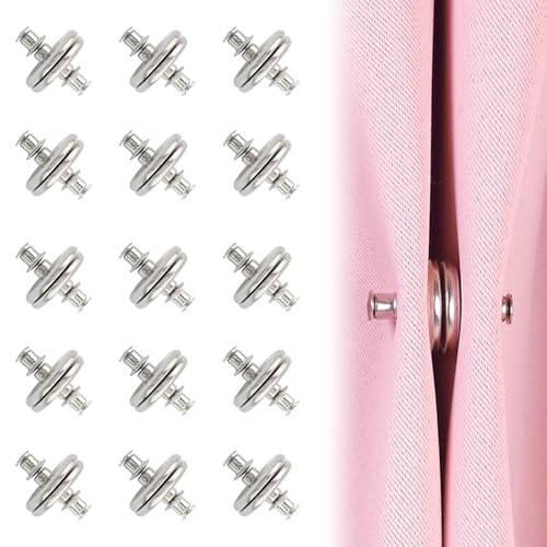 INNAL 16 Paires Aimant pour Rideaux, Aimants Bouton De Rideau Amovible, Aimant Rideau, Boutons Magnétiques pour Rideaux Durable, Aimants pour Rideaux, pour Chambre,...