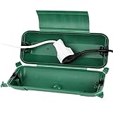 Outdoor IP44 wasserdichter Safe Box, wetterbeständige Big Schutzbox für Verlängerungskabel, Urlaubsdekorationen, LED-Lichtleiste, Elektrowerkzeug, Fontäne, Grün