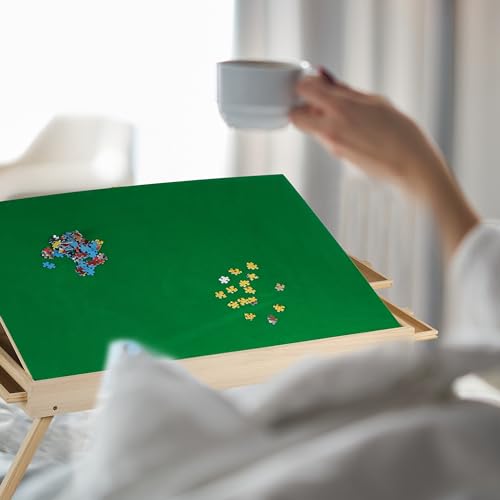 Table de puzzle 1500 pièces en bois avec support réglable et tiroirs - 5