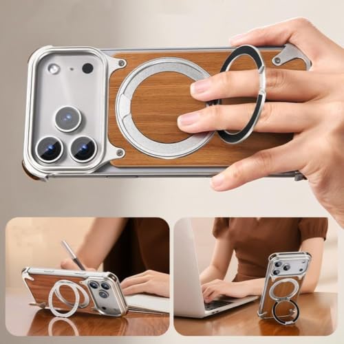 Coque iPhone 17 Pro Max robuste avec support anneau métal