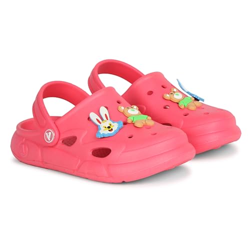 Image of Aqualite Kids Clog Shoes for Boys & Girls /Outdoor Sandals Clogs for Kids, Slingback Clog Shoes, Stylish Clogs for Kids