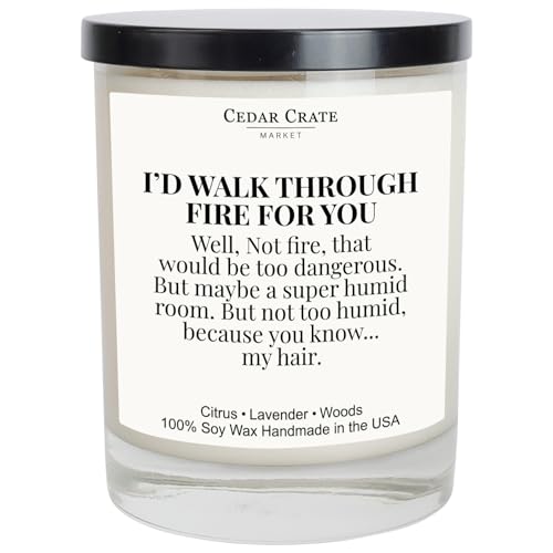 Cedar Crate Market Friend Candle Gift – Lavender Citrus Scented