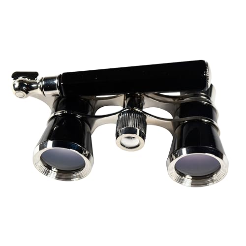 HQRP Binoculares Opera 3x25 Negro con Plata miniatura 7