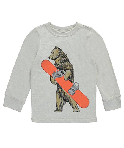 T-shirt manches longues ours ski Carter's pour garçon évitant les irritations de la peau