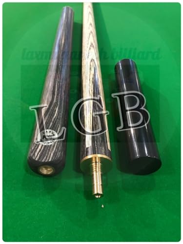 Image of LGB Snooker Master Classic Cue Stick with Extension and Leather Cue Case, Glove, Chalk Holder, Chalk, Tip