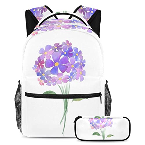 Sac à dos de voyage solide avec étui à stylo Vert Prune pour ranger toutes les affaires
