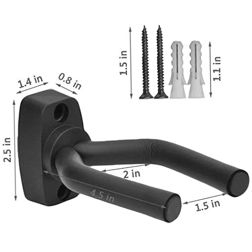 Guitar Mall Moucle Hook Hangle Wall Moard Mol Molon Black Display Rack Stand With Vis pour Music Retail Stores Bedrooms… - Les Beatles, Paul McCartney, John Lennon, RIngo Starr, George Harrison Guitar Mall Moucle Hook Hangle Wall Moard Mol Molon Black Display Rack Stand With Vis pour Music Retail Stores Bedrooms… – Image 4