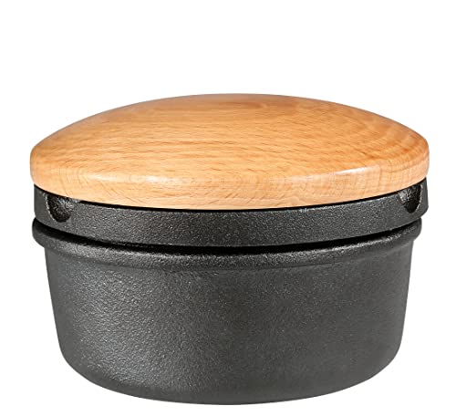 Comparison: Best Zassenhaus Grinder 5 Zassenhaus Cast Iron Spice Grinder Set with Beech Wood Lid, Spice Mill, Herb and Seed Grinder, Black, XL, 5.4" Diameter