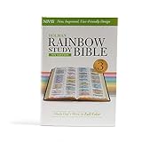 NIV Rainbow Study Bible, Jacketed Hardcover Indexed