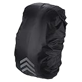 PATIKIL 18-30L Waterproof Rucksack Cover, Non-Slip Backpack Rain Cover for Travel, Hiking, Camping, Climbing, S, Black Arrow
