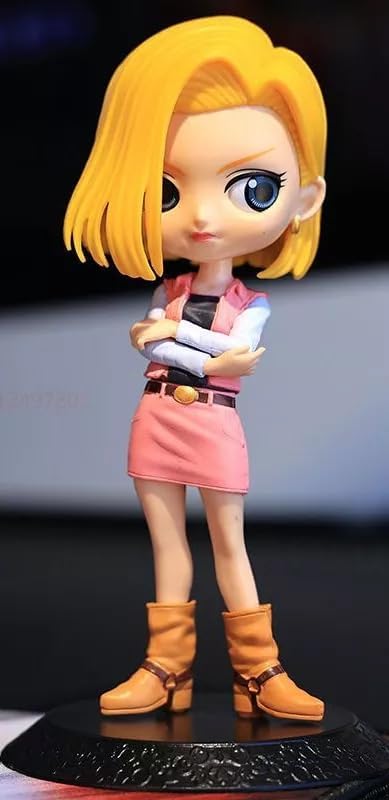 Image of Android 18 Action Figure- Miniature Toy Figure (Doll) Special Edition for Car Dashboard, Decoration, Cake, Office Desk & Study Table (Pack of 1)
