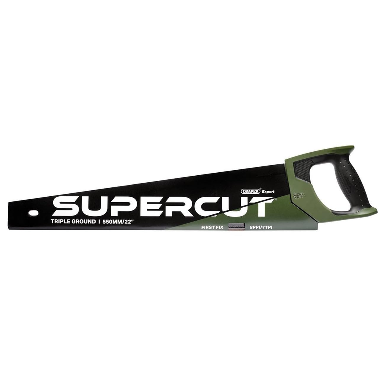 Draper 04829 Supercut First Fix Triple Ground Handsaw, 550mm/22", 7tpi/8ppi, Silver, 1 - Image 4