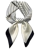 Saiusloa Neck Scarf For Womens Silky Head Scarves Hair Bandanas Square Scarf Fashion Accessories lightweight 27.5 * 27.5inch-9