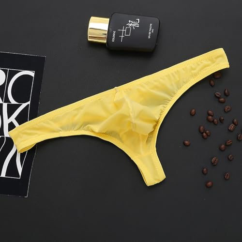 Men's Sexy Low Waist Briefs Sexy G-Strings Thongs Panties Pouch Underwear Bikini Underpants3