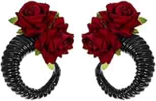 Amazon.com: Kichvoe Vintage Decor Rose Horn Hair Clip Sheep