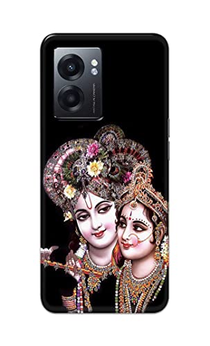 Image of PRINTFIDAA� Printed Hard Back Cover Case for Realme Narzo 50 5G Back Cover (Radha Krishna) -2808