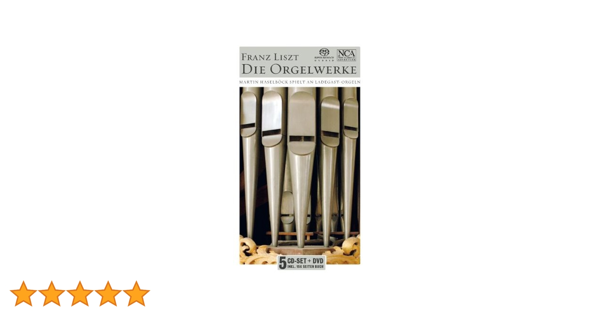 Amazon.co.jp: Liszt: Organ Works [Bonus DVD/NTSC] [SACD