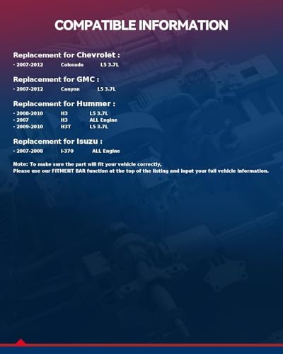 Image of KAX HS26390PT Cylinder Head Gasket Set Kit,Engine Kit Gasket Sets fit for Colorado 2007-2012 3.7L, H3 2007-2010, Canyon 2007-2012, H3T 2009-2010, i-370 2007-2008