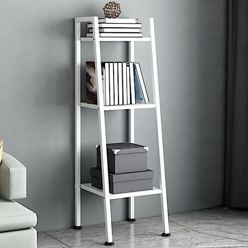 Moderno estante de escalera de metal con estantes Recu de cocina multicapa, estante de suelo a techo, trapezoidal, soporte de flores rojas para balcón