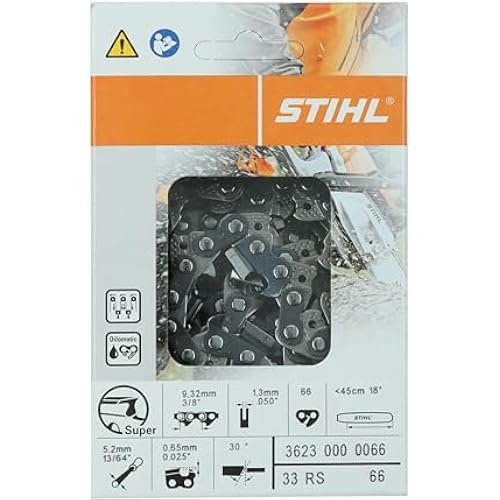 Stihl 3623 005 0066 Chainsaw Chain, 33 RS 66