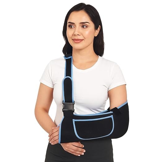 HENGBIRD Cabestrillo Brazo Derecho Izquierdo Cabestrillo Hombro para Mujeres y Hombres Arnés para Brazo con Correas Ajustables Acolchadas