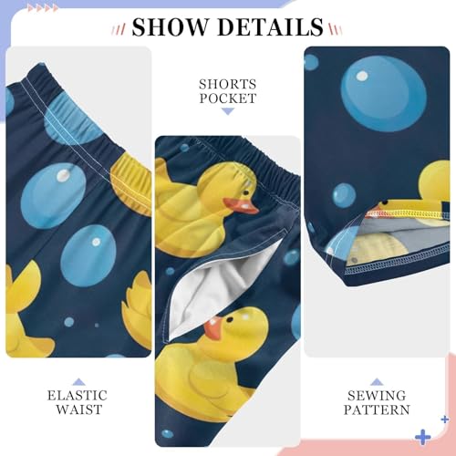 J JOYSAY Yellow Rubber Ducks Pajama Pants Long Sleep Pants Soft Elastic Waist Pj Pants4