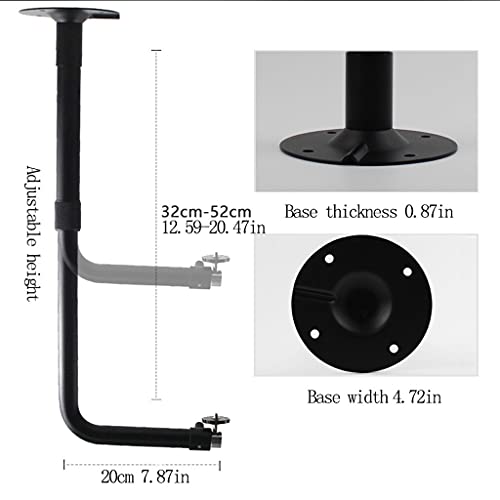 Soporte de proyector universal regulable en altura para techo pared y tripode de aluminio 2