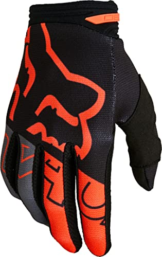Luva de Motocross 180 Skew Preto/Laranja P/S