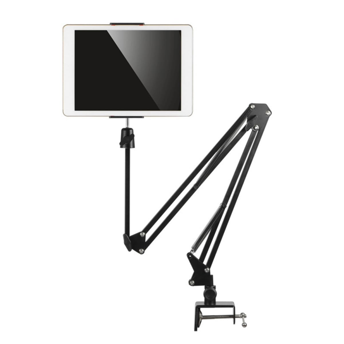 Housoutil Soporte para Teléfono de Brazo Largo Plegable y Extensible Negro