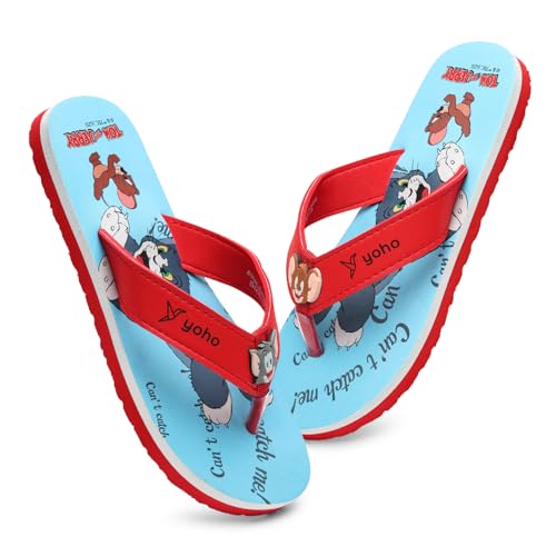Image of YOHO Slippers for Kids|Comfortable and Lightweight FlipFlop|WB Cartoon & Comic Characters: Batman, Superman, PPG, Tom & Jerry, Scooby Do and We Bare Bears Footwear for Girls & Boys