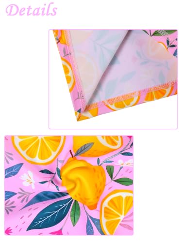 Image of Girls Two Piece Swimsuit Floral UPF 50+ Rash Guard Set Kids Beach Swimwear