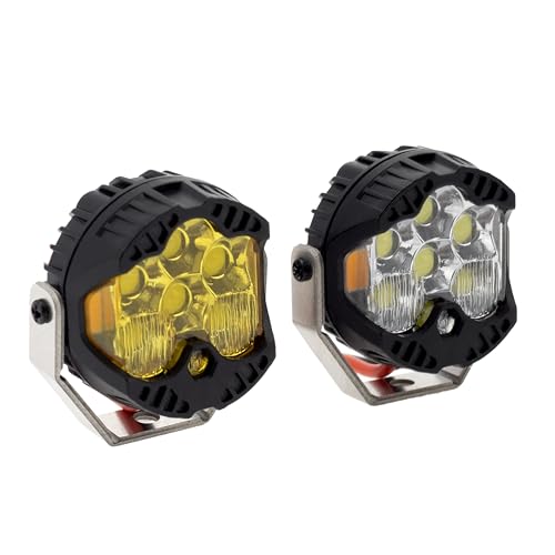 MEUS RACING RC Car LED Lights Kit - 1/10 Scale RC Crawler Accessories for Axial SCX10, Wraith...