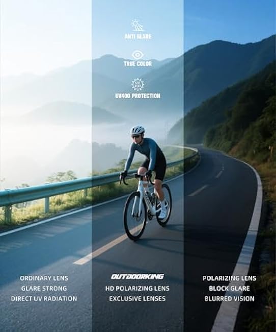 Polarized Running Sunglasses for Women Mens Sun Glasses for Cycling Fishing Driving Golf UV Protection