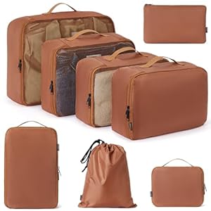 Packing Cubes, 8 Set Luggage Packin...