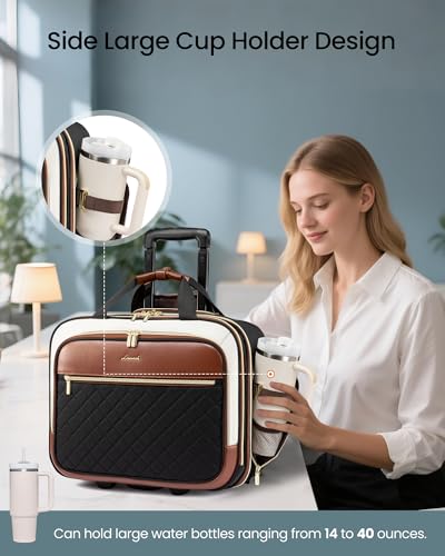 LOVEVOOK Rolling Laptop Bag 17.3