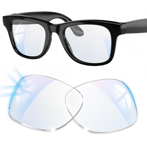 Replacement Lenses for Ray-Ban Meta Smart Glasses Gen 2/1/Wayfarer RW4006/4008/RW4012 53mm Large/50mm Regular Anti-Scratch