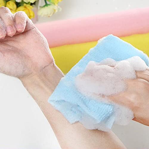 EXCEART 8Pcs Beauty Huid Bad Wassen Handdoek Exfoliërende Bad Doek Dubbelzijdig Exfoliërende Nylon Badhanddoek Voor… - Image 8