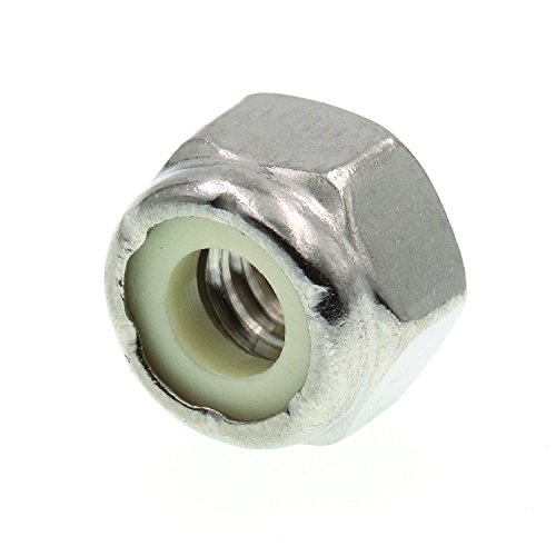 Prime-Line 9075237 Nylon Insert Lock Nuts, 1/4 In.-20, Grade 18-8 Stainless Steel (20 Pack)