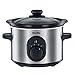 Produktbild Breville VTP169 Compact Slow Cooker, 1,5 l, silberfarben