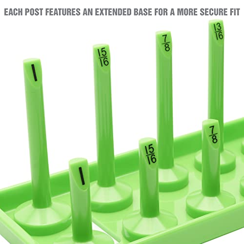 image for OEMTOOLS 22233 6 Piece SAE and Metric Socket Tray Set, SAE and Metric 