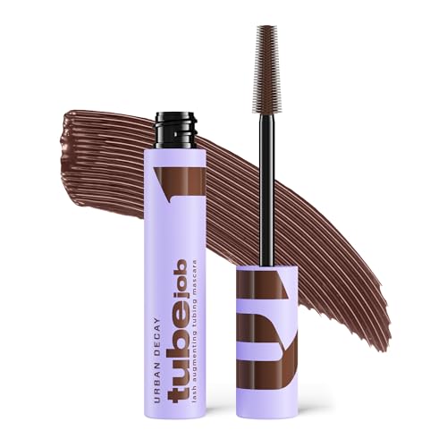 Urban Decay Tube Job Lash Augmenting Tubing Brown Mascara - 24HR Lift Lengthen & Volume Mascara Anti-Clump Anti-Smudge Sweat & Water Resistant Wear Washable - Brunette Brown (0.29 fl oz)