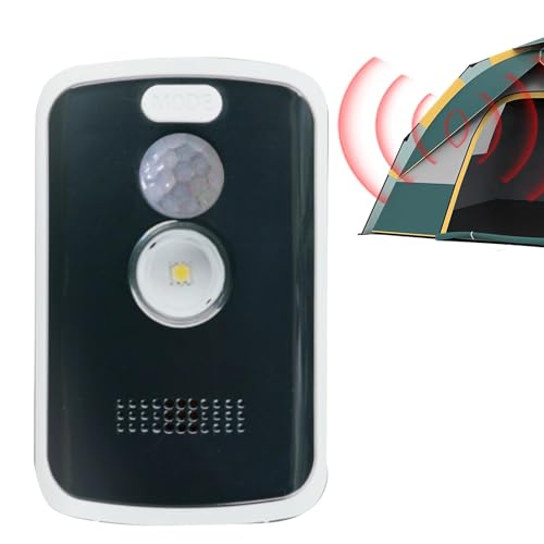 Powerful Alert: Emits a loud 125dB alarm that effectively deters intruders and alerts you to any movement, ensuring your campsite or property secure during the night